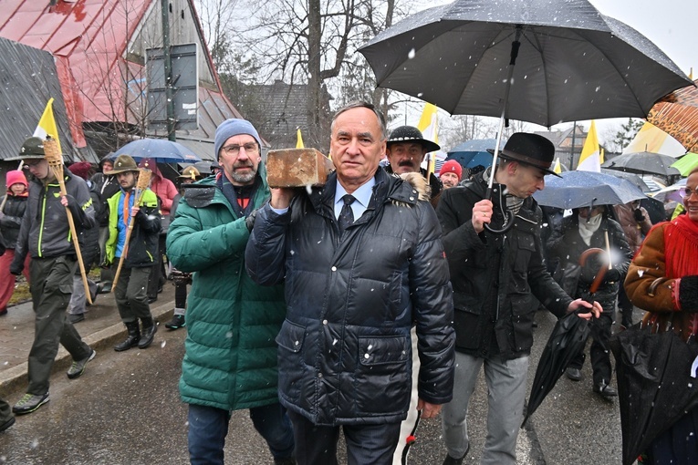 Marsz w obronie Jana Pawła II w Zakopanem