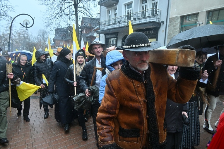 Marsz w obronie Jana Pawła II w Zakopanem