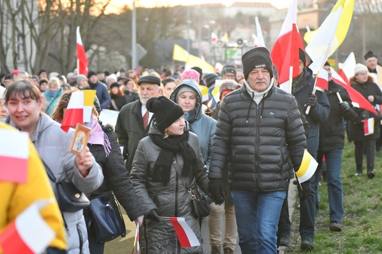 Marsz Papieski w Gorzowie Wlkp.