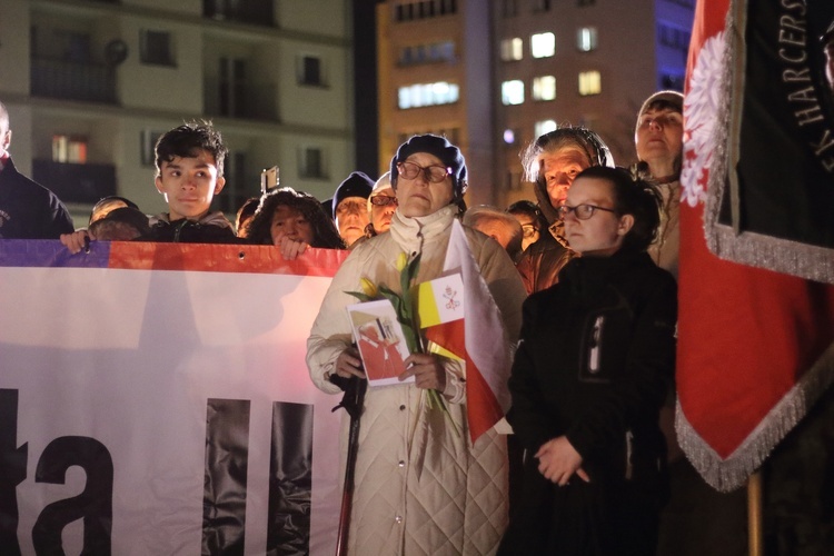 Legniczanie upamiętnili papieża