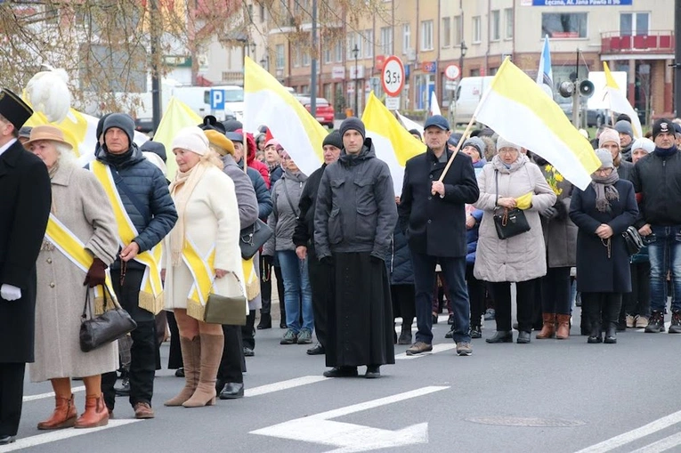 Marsz papieski w Łęcznej
