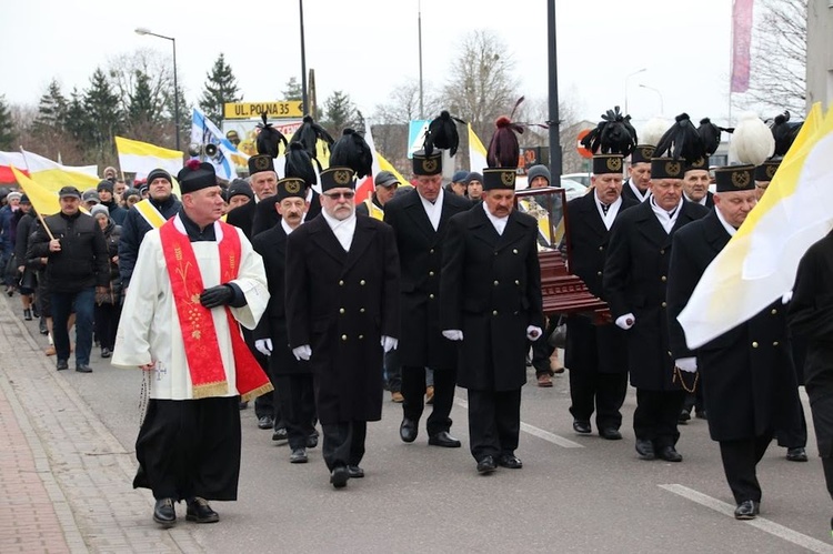 Marsz papieski w Łęcznej