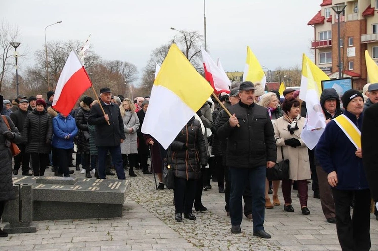 Marsz papieski w Łęcznej