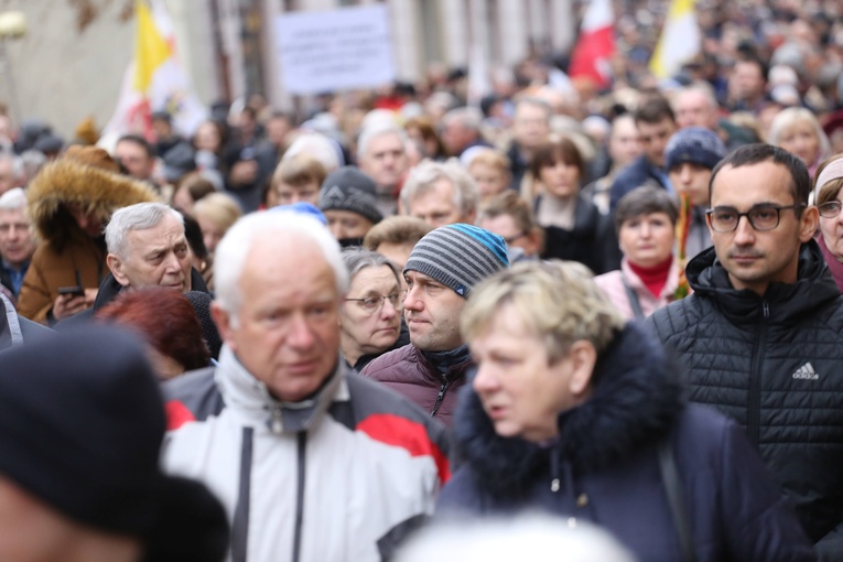 Marsz w obronie dziedzictwa Jana Pawła II