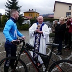 Damian Stawicki wyruszył śladami św. Antoniego ze Starego Bielska przez Kalną 