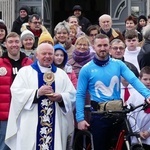 Damian Stawicki wyruszył śladami św. Antoniego ze Starego Bielska przez Kalną 