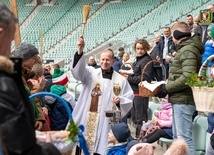 Święconka na stadionie Śląska Wrocław