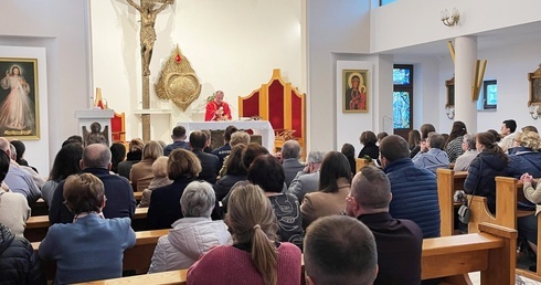 Rekolekcje odbyły się w kaplicy Kurii Diecezjalnej.