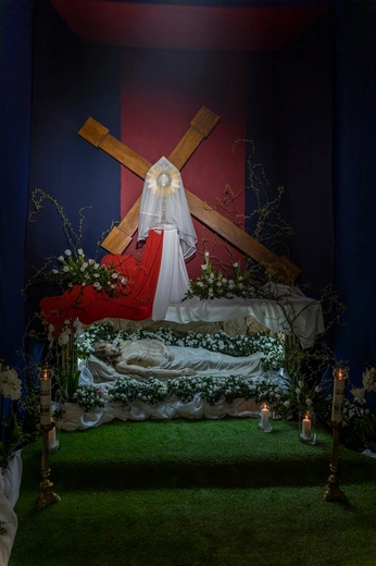 Grób w parafii św. Andrzeja w Łęczycy.