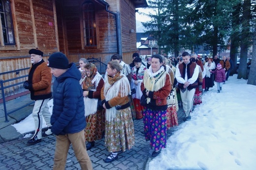 Procesja rezurekcyjna w Kościelisku