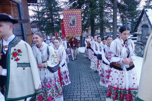 Procesja rezurekcyjna w Kościelisku