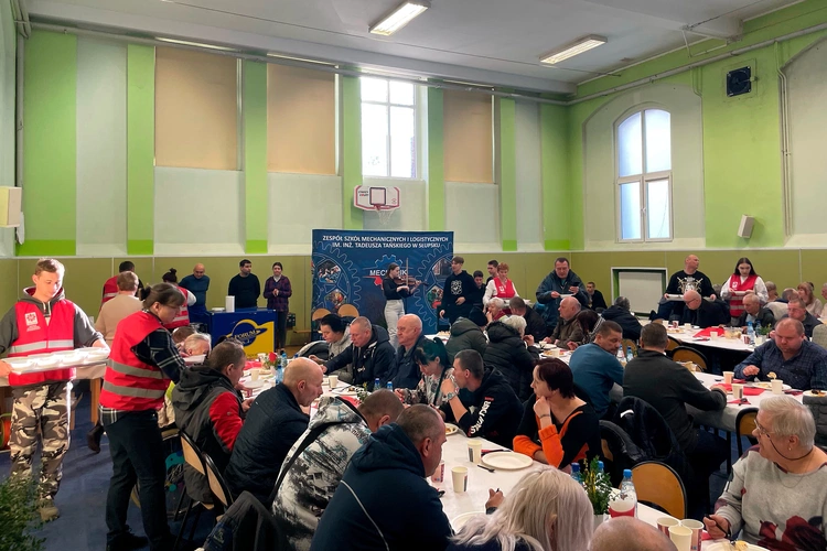 Posiłek świąteczny w Słupsku