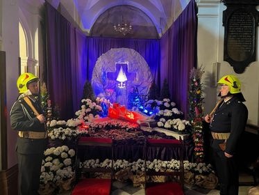 Krasne. Grób Pański w parafii pw. św. Jana Chrzciciela