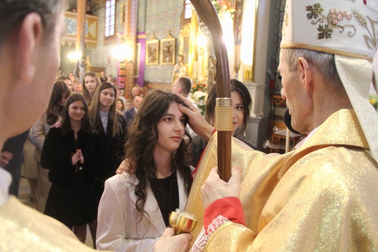 Bierzmowanie w Tymowej