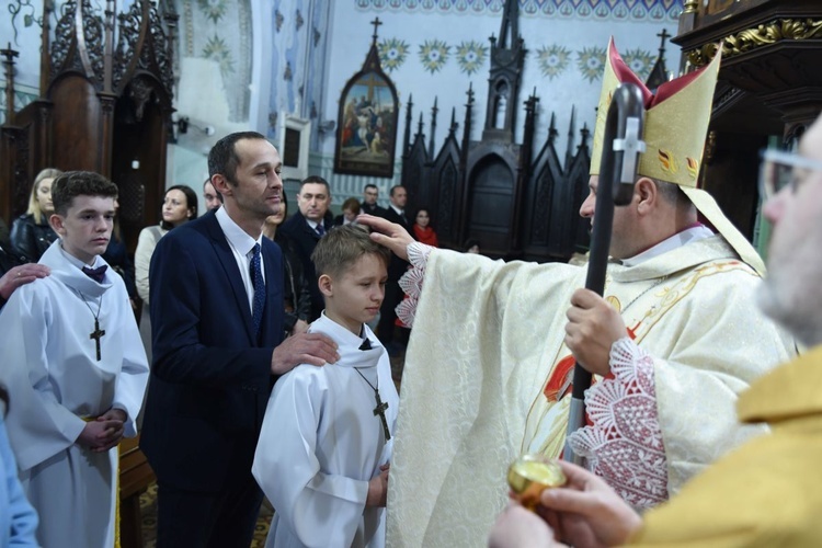 Bierzmowanie w Rzepienniku Biskupim