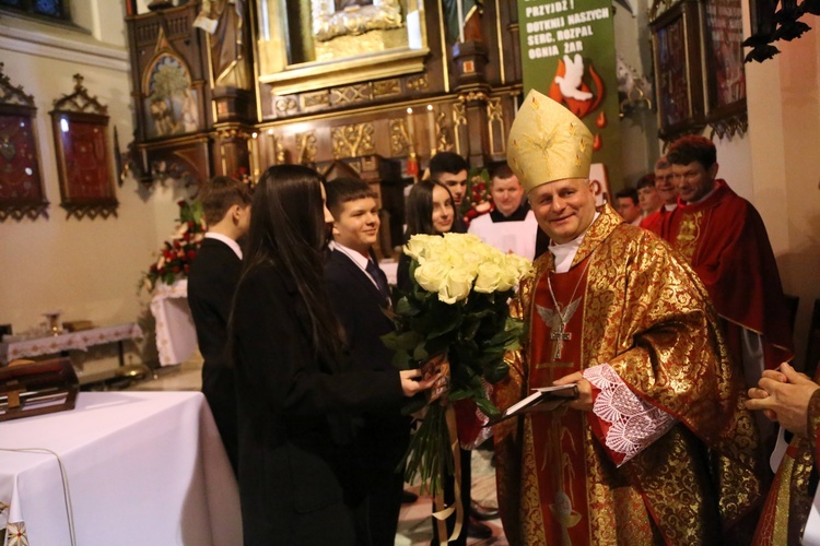 Bierzmowanie w Ciężkowicach