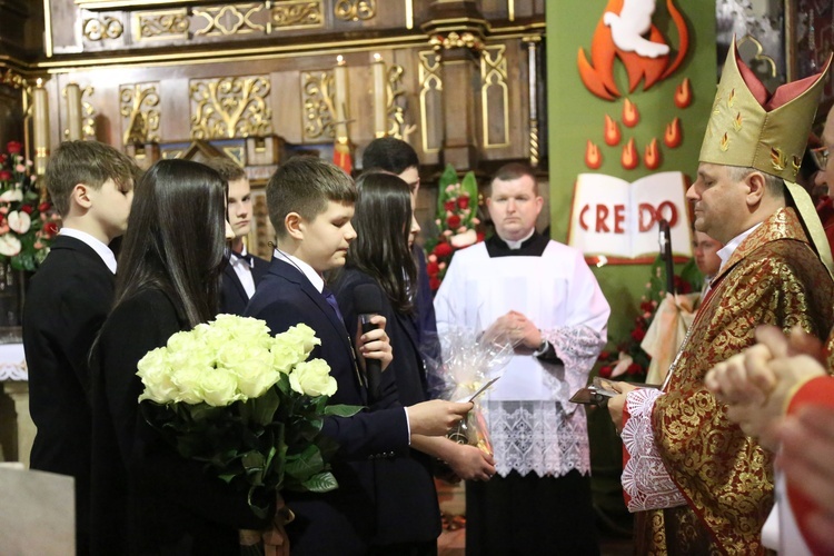 Bierzmowanie w Ciężkowicach