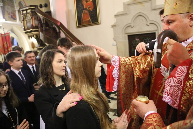 Bierzmowanie w Ciężkowicach