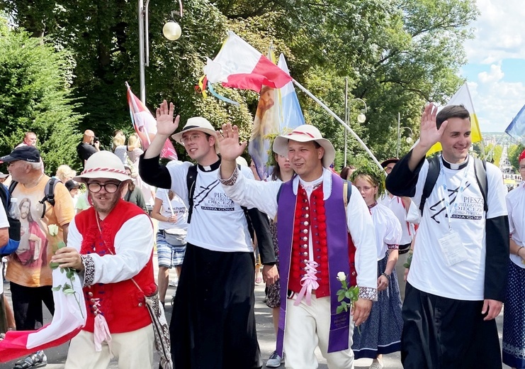 Pielgrzymi bielsko-żywieccy na Jasnej Górze, 11 sierpnia 2022 r.