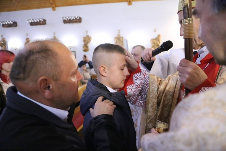 Bierzmowanie w Roztoce