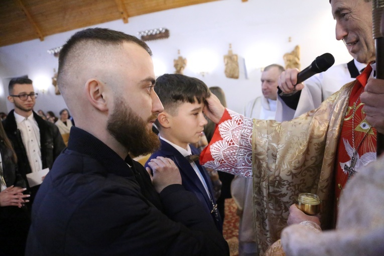 Bierzmowanie w Roztoce