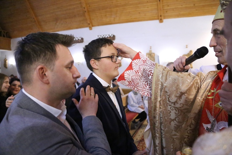 Bierzmowanie w Roztoce