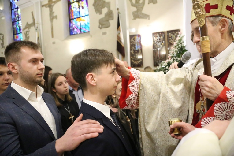 Bierzmowanie w Iwkowej