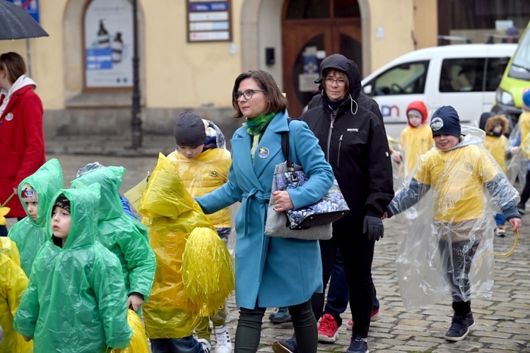 Żółty marsz żonkili z Pola Nadziei przeszedł przez Świdnicę