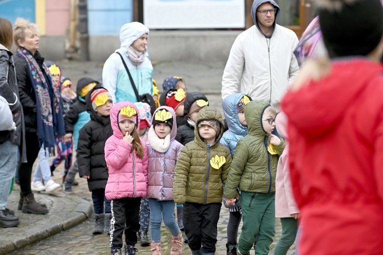 Żółty marsz żonkili z Pola Nadziei przeszedł przez Świdnicę
