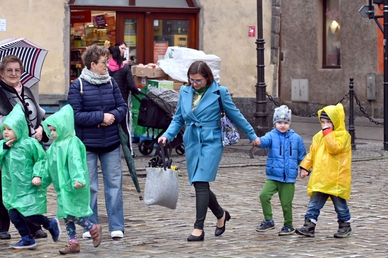 Żółty marsz żonkili z Pola Nadziei przeszedł przez Świdnicę