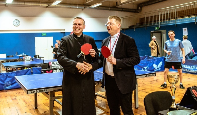 Mistrzostwa Polski księży w tenisie stołowym rozstrzygnięte