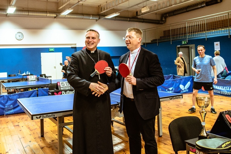 Rozstrzygnięcie Mistrzostw Polski księży w tenisie stołowym