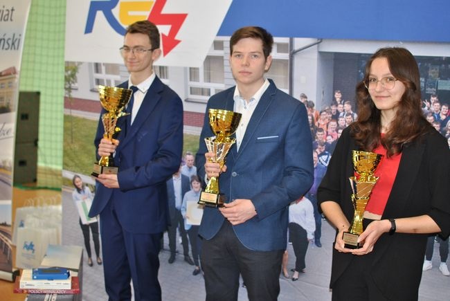 Zdobywcy pierwszych trzech miejsc.