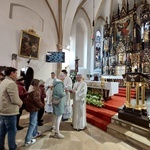 Odebranie i wprowadzenie relikwii św. Faustyny do kościoła św. Michała Archanioła w Bystrzycy Kłodzkiej