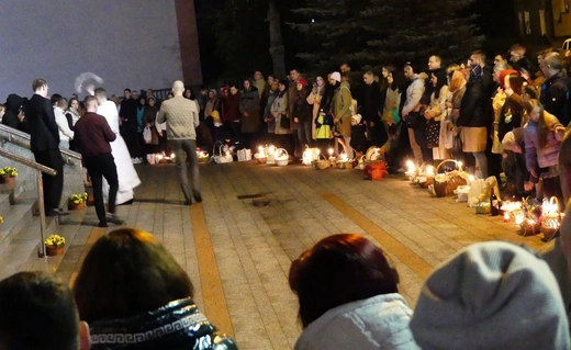 Greckokatolicka liturgia paschalna w Bielsku-Białej-Leszczynach 2023