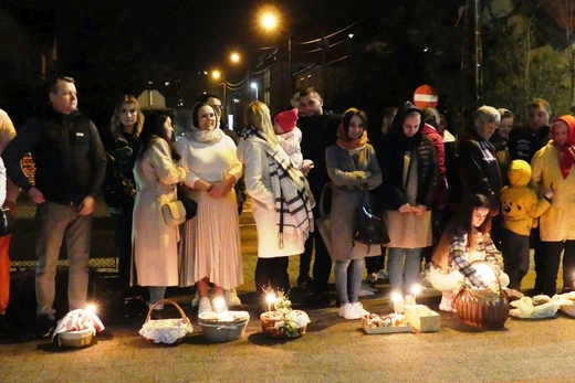 Greckokatolicka liturgia paschalna w Bielsku-Białej-Leszczynach 2023