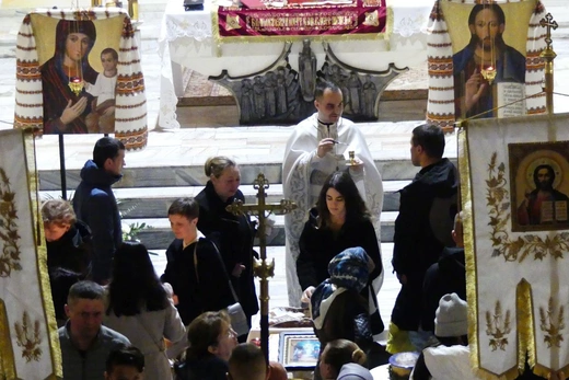 Greckokatolicka liturgia paschalna w Bielsku-Białej-Leszczynach 2023