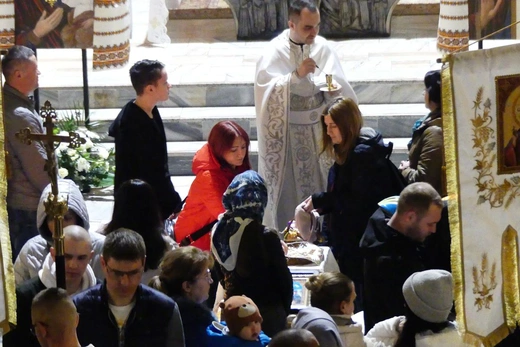 Greckokatolicka liturgia paschalna w Bielsku-Białej-Leszczynach 2023