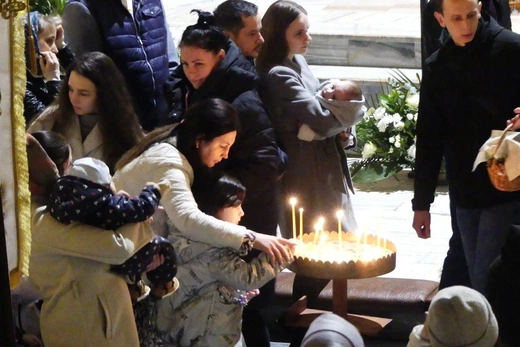 Greckokatolicka liturgia paschalna w Bielsku-Białej-Leszczynach 2023