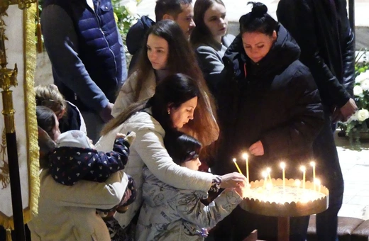 Greckokatolicka liturgia paschalna w Bielsku-Białej-Leszczynach 2023
