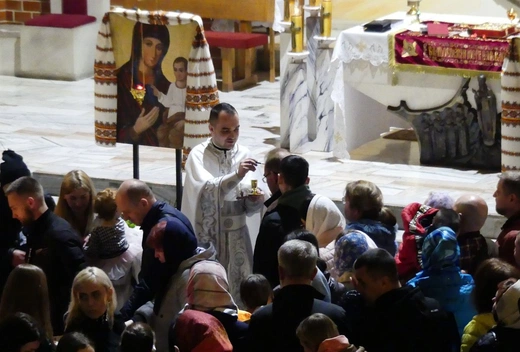 Greckokatolicka liturgia paschalna w Bielsku-Białej-Leszczynach 2023