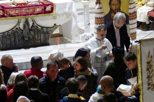 Greckokatolicka liturgia paschalna w Bielsku-Białej-Leszczynach 2023