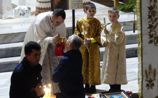 Greckokatolicka liturgia paschalna w Bielsku-Białej-Leszczynach 2023