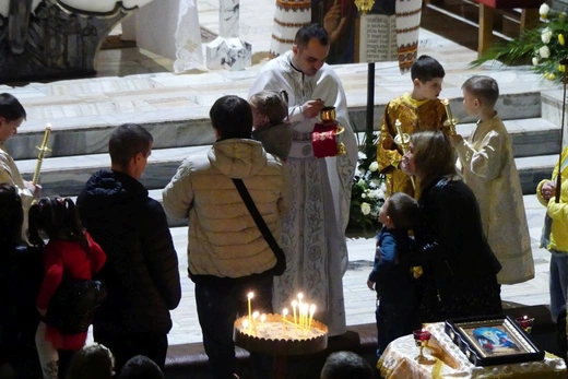 Greckokatolicka liturgia paschalna w Bielsku-Białej-Leszczynach 2023