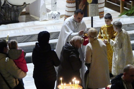 Greckokatolicka liturgia paschalna w Bielsku-Białej-Leszczynach 2023