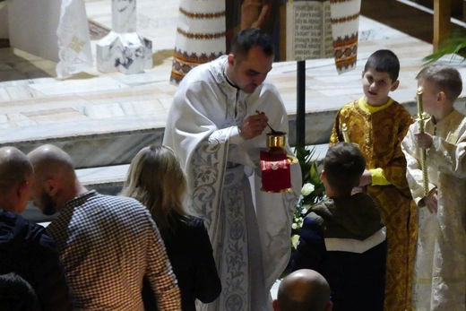 Greckokatolicka liturgia paschalna w Bielsku-Białej-Leszczynach 2023
