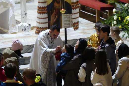 Greckokatolicka liturgia paschalna w Bielsku-Białej-Leszczynach 2023