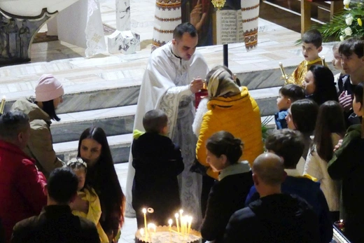 Greckokatolicka liturgia paschalna w Bielsku-Białej-Leszczynach 2023