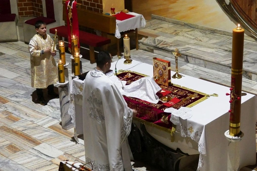 Greckokatolicka liturgia paschalna w Bielsku-Białej-Leszczynach 2023