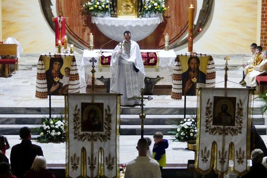 Greckokatolicka liturgia paschalna w Bielsku-Białej-Leszczynach 2023